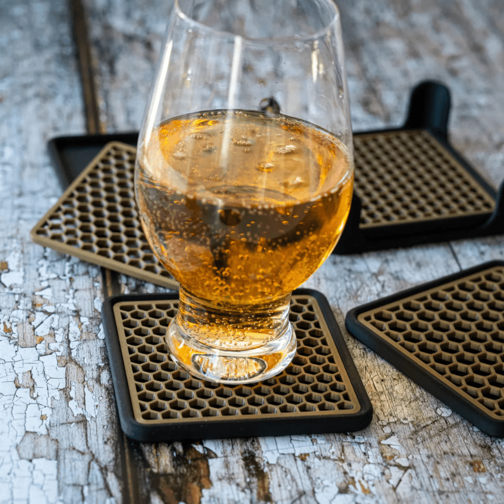 Honeycomb Drink Coasters - Set of 4 - My Store
