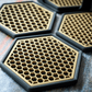 Honeycomb Drink Coasters - Set of 4 - My Store